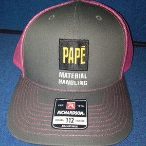 Richardson Gray and Pink Trucker Hat